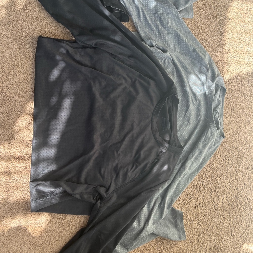 REI Long Sleeve Shirts - Black and Gray